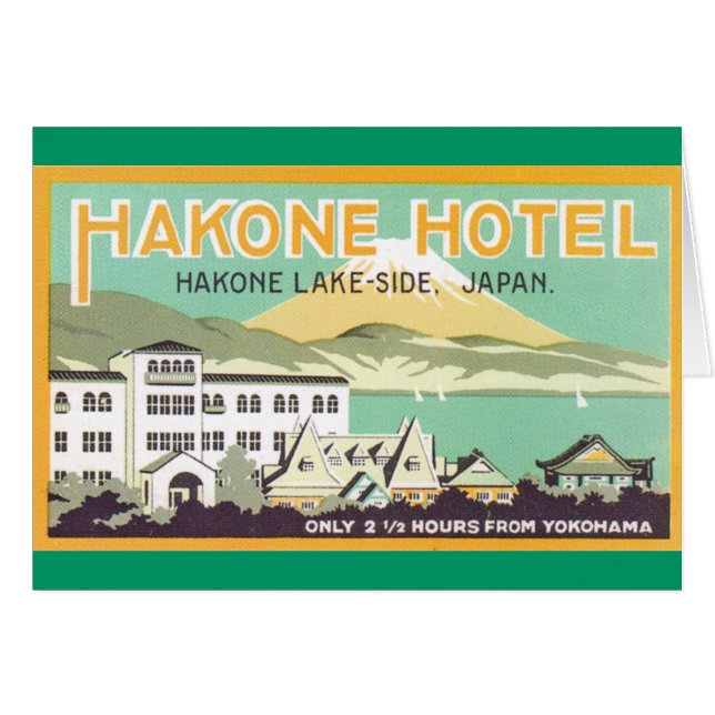 Hotel Japón de Hakone (Anverso (Horizontal))