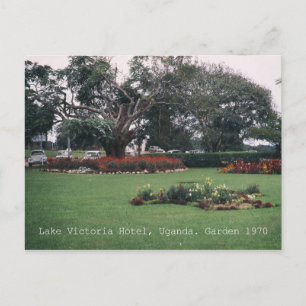 Hotel Lake Victoria, Uganda, tarjeta postal de los