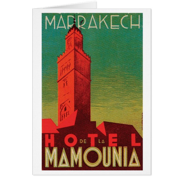 Hotel Mamounia Marrakech (Frente)