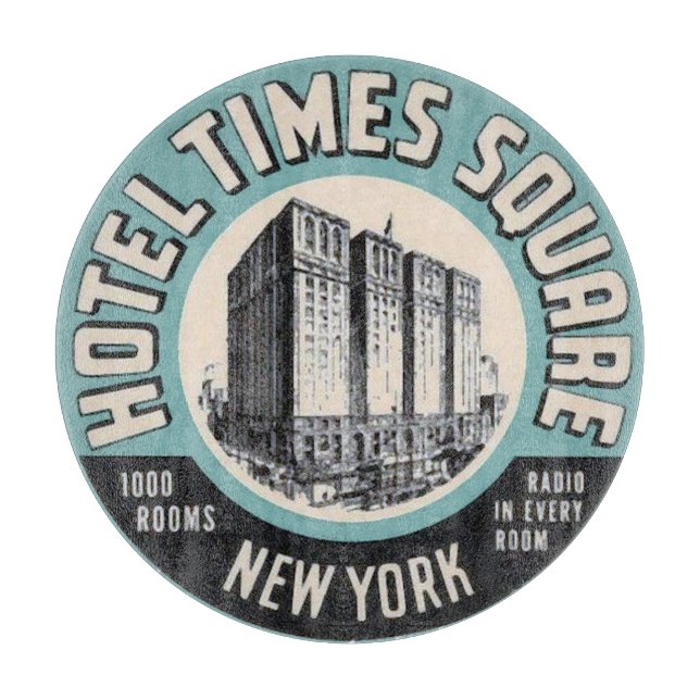 Hotel New York, edite la tabla de recortes de text (Anverso)