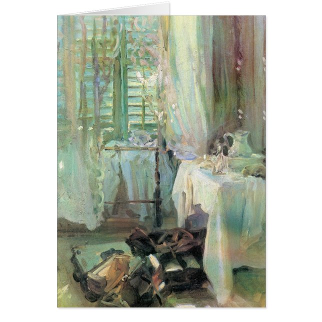Hotel Room by John Singer Sargent (Frente)