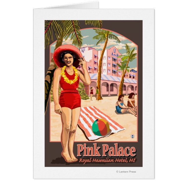 Hotel Royal Hawaiian en Hawái (Frente)