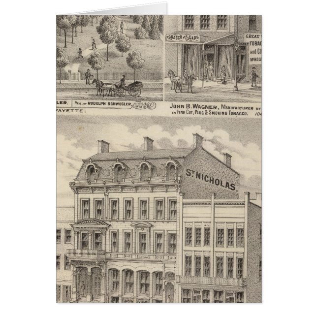Hotel Saint Nicholas, La Fayette (Frente)