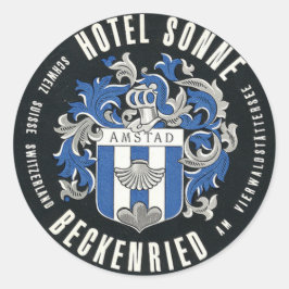 Hotel Sonne Beckenried - Pegatina de viajes suizo