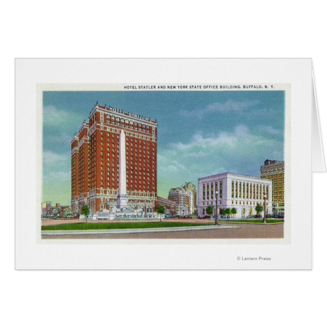 Hotel Statler and NY State Office Bldg (Anverso (Horizontal))