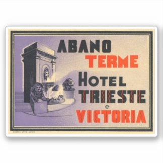 Hotel Trieste Victoria Pegatina