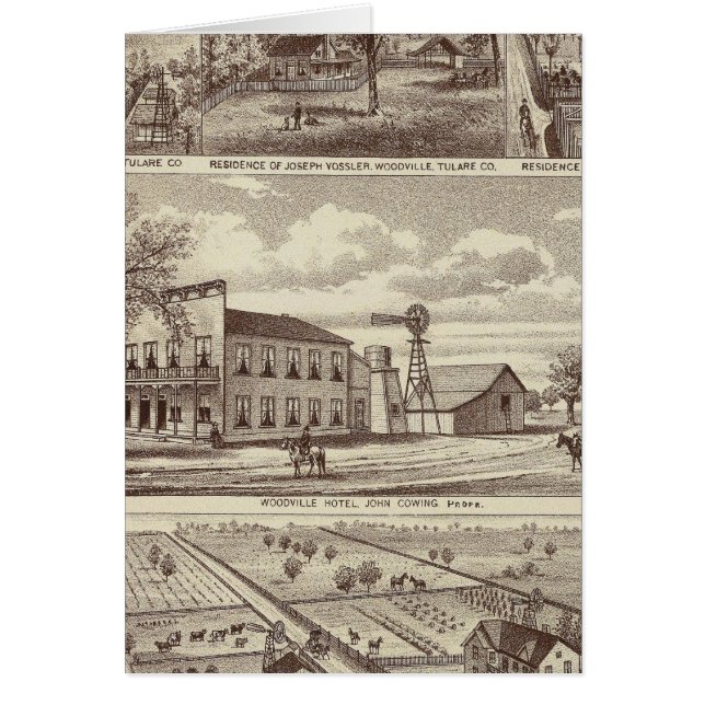 Hotel Woodville, ranchos (Frente)