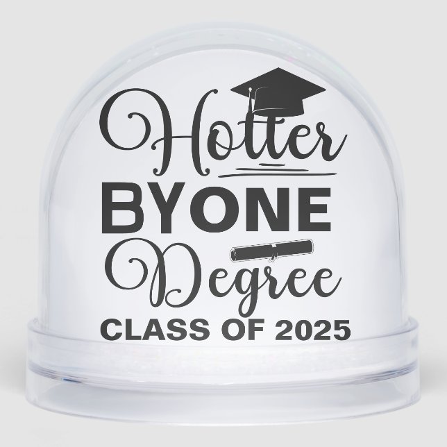 Hotter By One Degree Graduation black and white (Anverso)