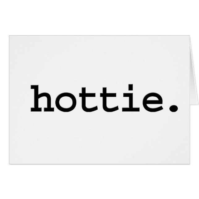 hottie. (Anverso (Horizontal))