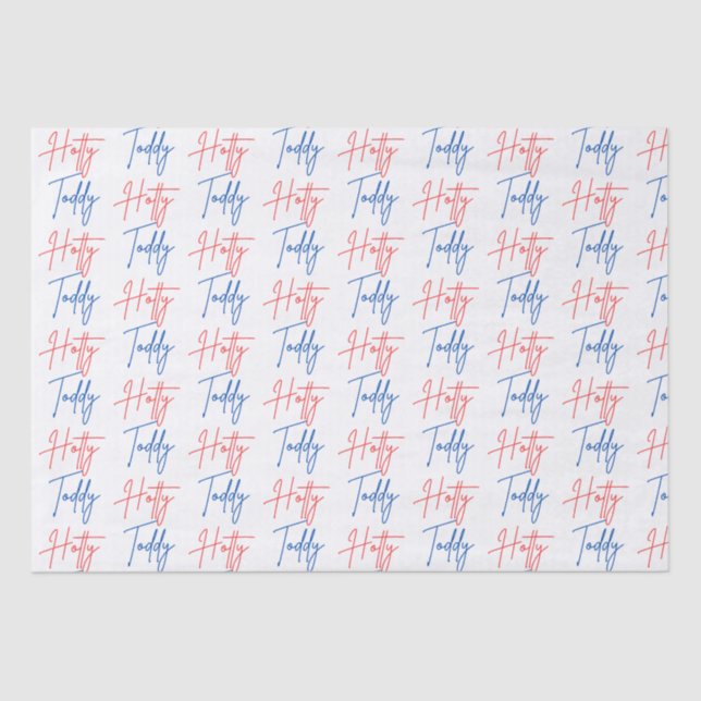 Hotty Toddy Tissue Paper, papel de Ole Miss Tissue (Anverso)