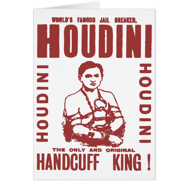 Houdini el rey de la esposas (Frente)