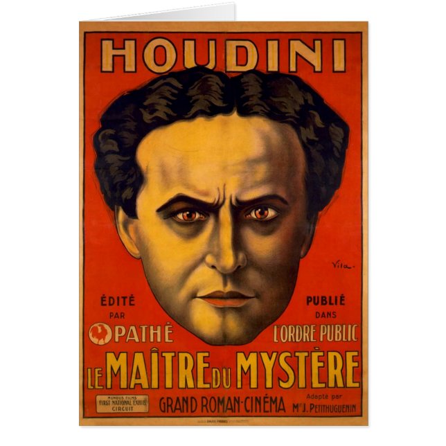Houdini le maître du mystère Vintage (Frente)