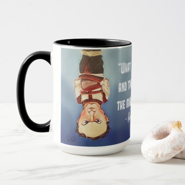 HOUDINI "qué los ojos ven…" Taza (Con donut)