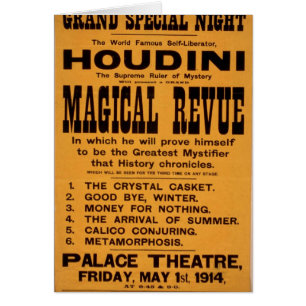 Houdini, teatro retro de la "revista mágica"