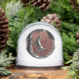 Hound Dog Snow Globe Custom Hunting Dog Snow Globe
