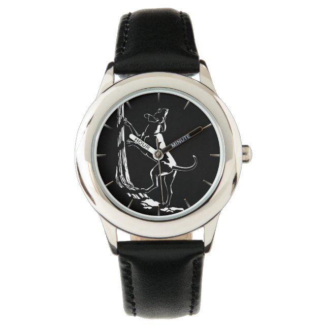 Hound Dog Watch Elegante Perro Lover reloj de puls (Anverso)