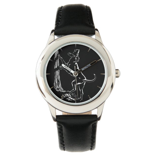 Hound Dog Watch Elegante Perro Lover reloj de puls (Anverso)