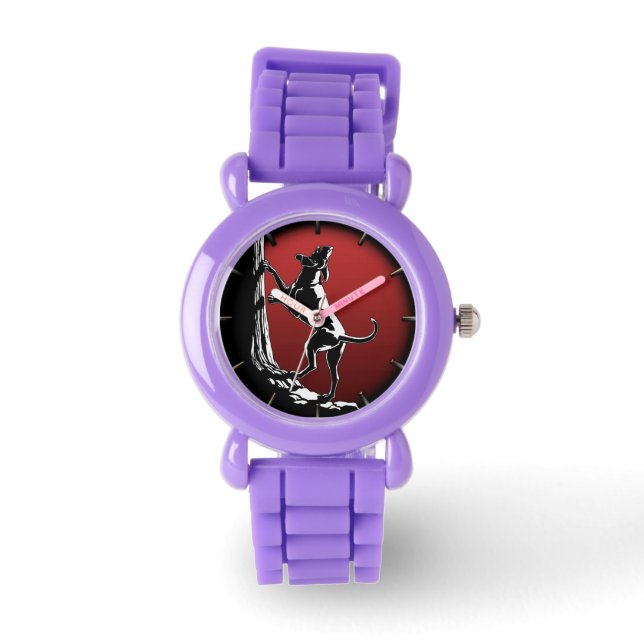 Hound Dog Watch Elegante Perro Lover reloj de puls (Anverso)