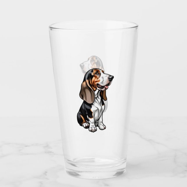 Hound Tricolor Basset (Anverso)