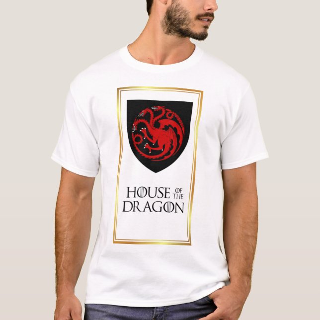 "House Targaryen: Las camisetas roares de Dragon" (Anverso)