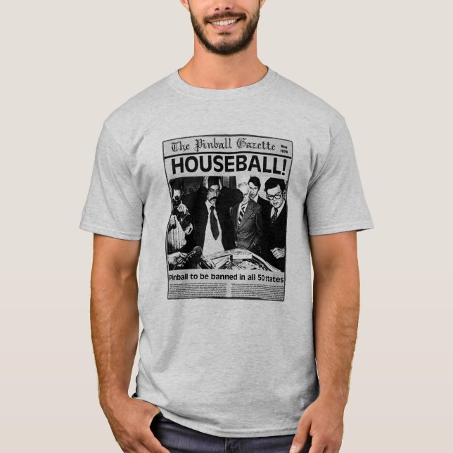 ¡Houseball! Camisa del pinball (Anverso)
