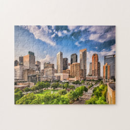 Houston Cityscape Building Jigsaw Puzzle