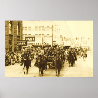 HOUSTON LIVESTOCK SHOW RODEO PARADE IMPRESIÓN POST