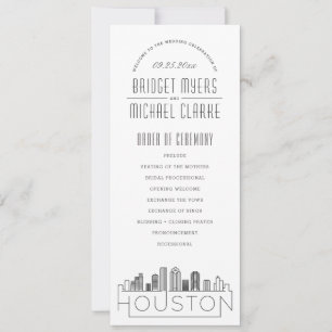 Houston   Programa de Boda Deco Moderno