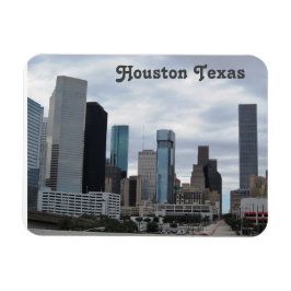 Houston Texas - Imán fotográfico flexible