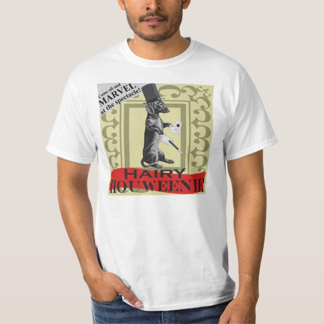 HOUWEENIE MELENUDOS - Camiseta del perro del (Anverso)