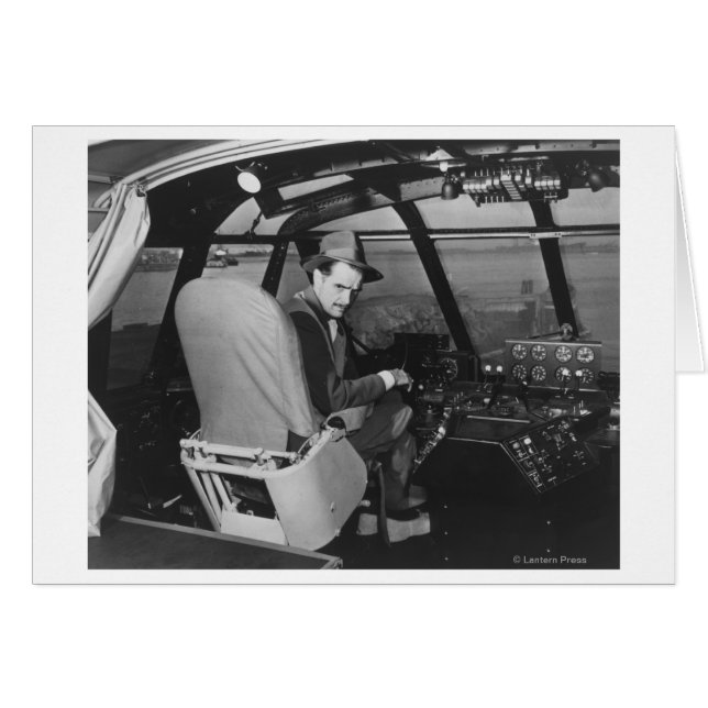 Howard Hughes en el avión de madera de ganso de Sp (Anverso (Horizontal))