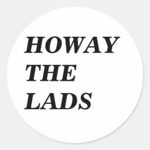 HOWAY LOS CHAVALES en pegatinas de las letras