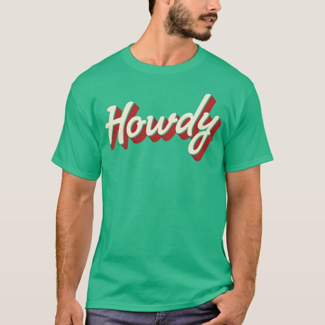 Howdy camiseta (Anverso)