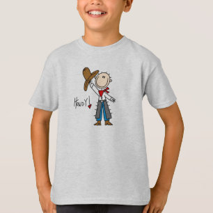 ¡Howdy! Figura camisa del palillo del vaquero