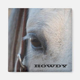 Howdy imán del caballo