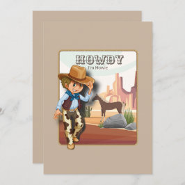 Howdy recibe invitación para imprimir animales de