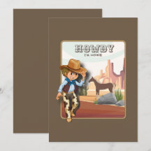 Howdy recibe invitación para imprimir animales de