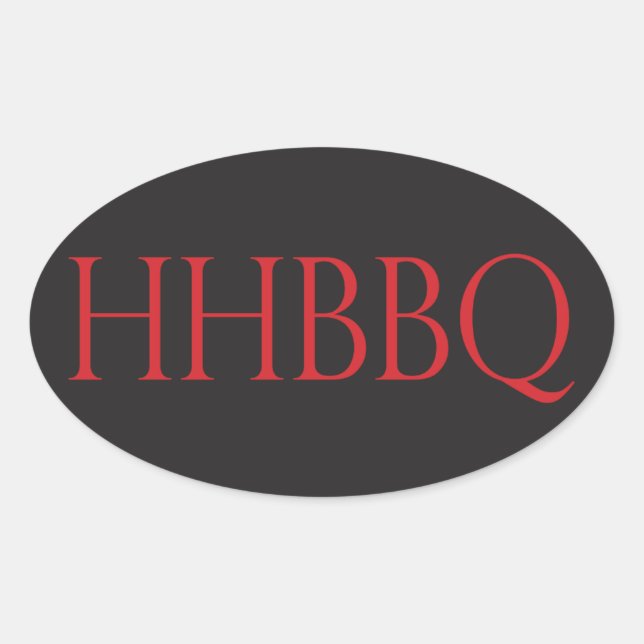 Howling Hog Barbecue Euro Pegatina (Anverso)