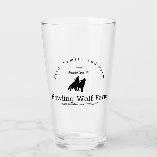 Howling Wolf Pint Glass (Anverso)