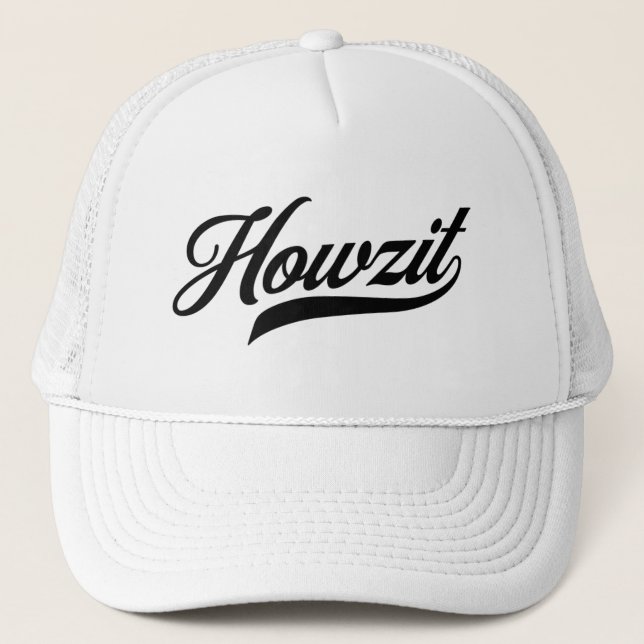 Howzit | Sombrero camionero sudafricano (Anverso)