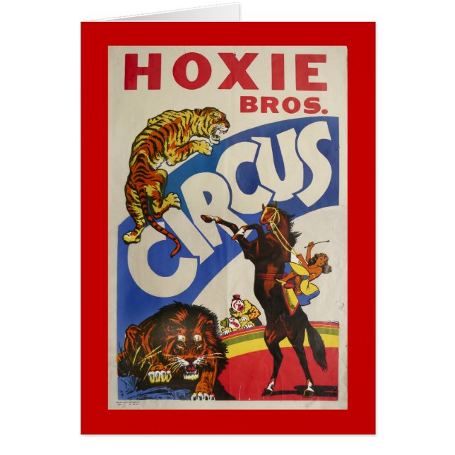 Hoxie Bros. Circo (Frente)