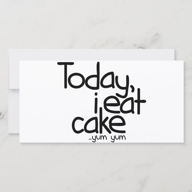 Hoy como torta (Cumpleaños) (Anverso)