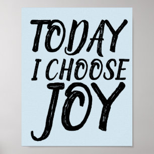 HOY ELIJO ALEGRÍA DE Posters MOTIVADORES