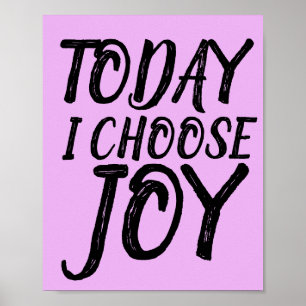 HOY ELIJO ALEGRÍA DE Posters MOTIVADORES