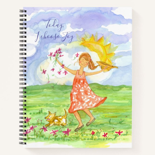 Hoy Elijo Diario De Gratitud De Alegría Positiva (Anverso)