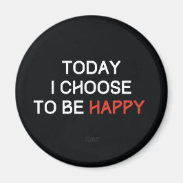 Hoy elijo ser un imán de afirmación feliz