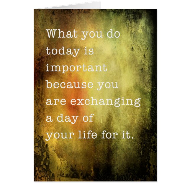 Hoy es importante (Frente)