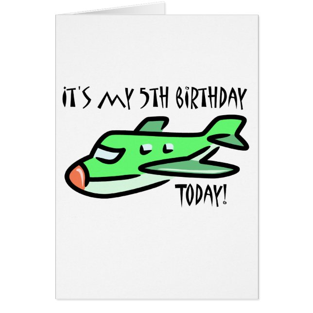 Hoy es mi quinto cumpleaños (Frente)