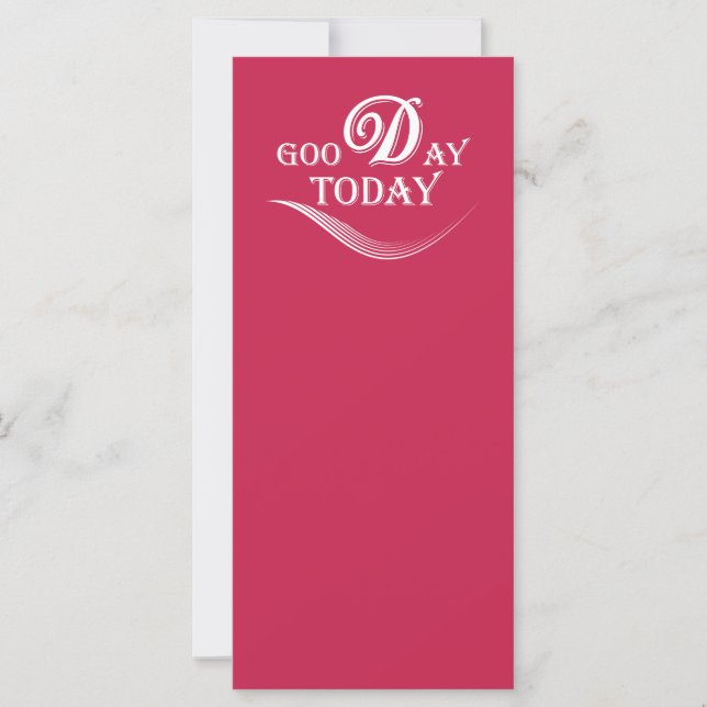 Hoy es un buen día (Anverso)