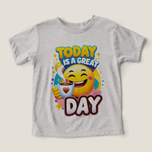 Hoy es un Gran Día - Diseño Colorido Emoji Feliz